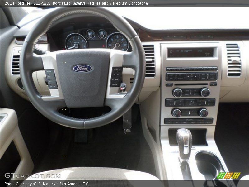 Bordeaux Reserve Red Metallic / Medium Light Stone 2011 Ford Flex SEL AWD