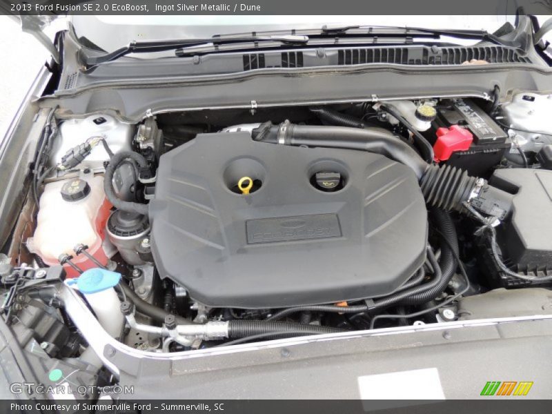 Ingot Silver Metallic / Dune 2013 Ford Fusion SE 2.0 EcoBoost