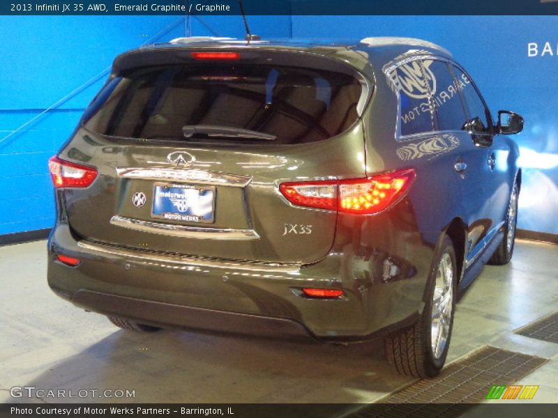 Emerald Graphite / Graphite 2013 Infiniti JX 35 AWD