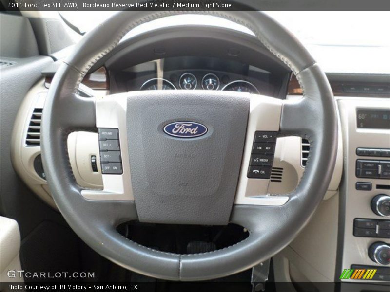 Bordeaux Reserve Red Metallic / Medium Light Stone 2011 Ford Flex SEL AWD