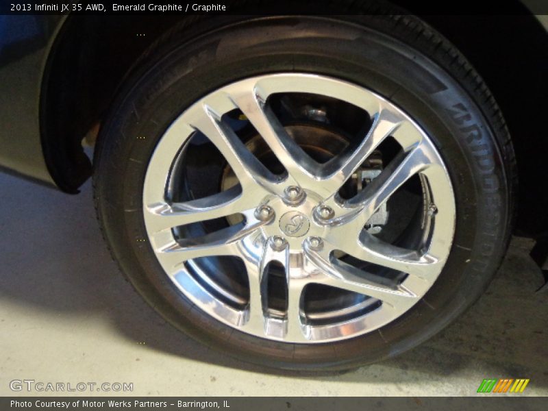 Emerald Graphite / Graphite 2013 Infiniti JX 35 AWD