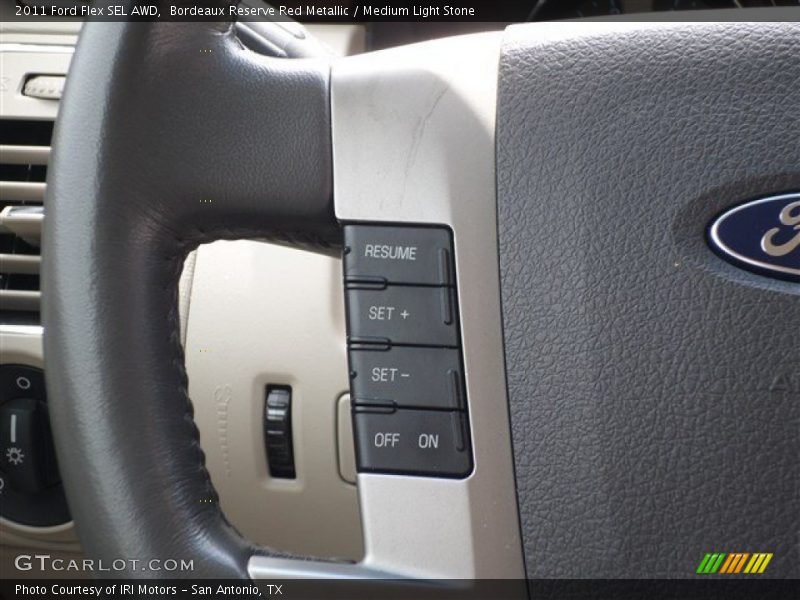 Bordeaux Reserve Red Metallic / Medium Light Stone 2011 Ford Flex SEL AWD