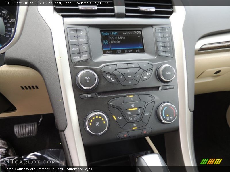 Ingot Silver Metallic / Dune 2013 Ford Fusion SE 2.0 EcoBoost