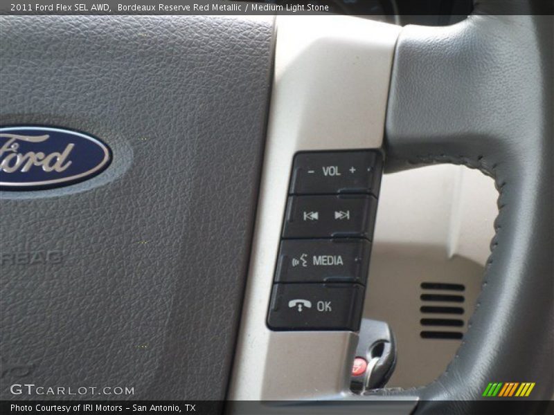 Bordeaux Reserve Red Metallic / Medium Light Stone 2011 Ford Flex SEL AWD
