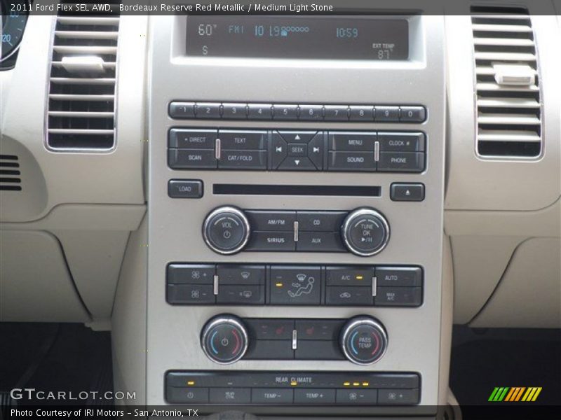 Bordeaux Reserve Red Metallic / Medium Light Stone 2011 Ford Flex SEL AWD