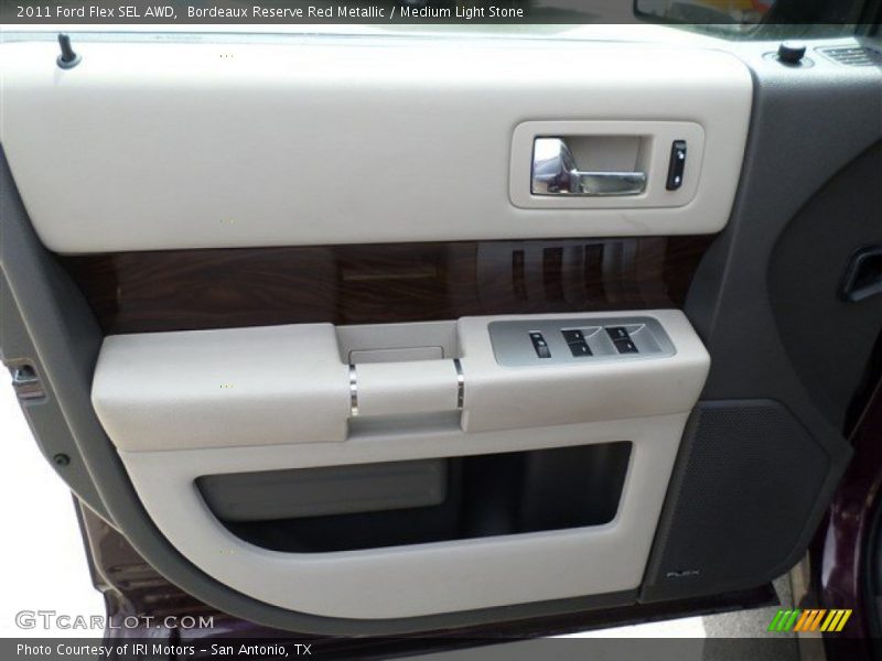 Bordeaux Reserve Red Metallic / Medium Light Stone 2011 Ford Flex SEL AWD