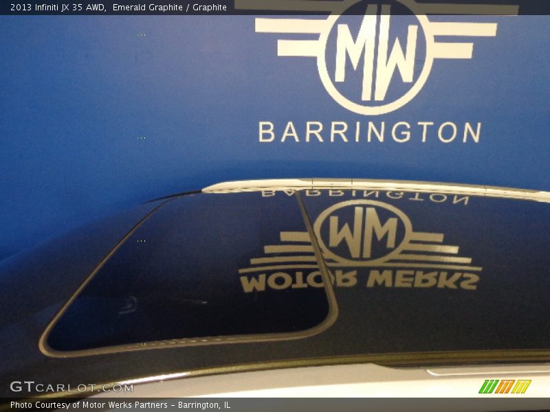 Emerald Graphite / Graphite 2013 Infiniti JX 35 AWD