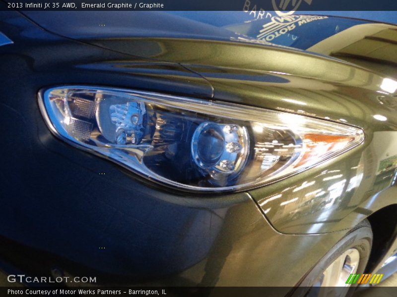 Emerald Graphite / Graphite 2013 Infiniti JX 35 AWD