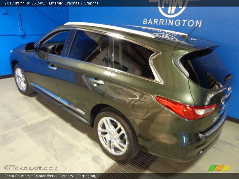 Emerald Graphite / Graphite 2013 Infiniti JX 35 AWD