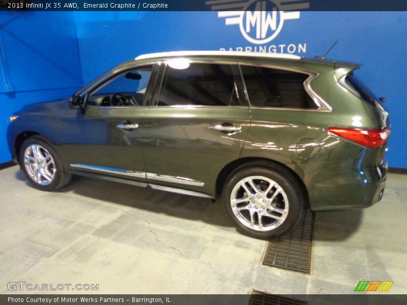 Emerald Graphite / Graphite 2013 Infiniti JX 35 AWD