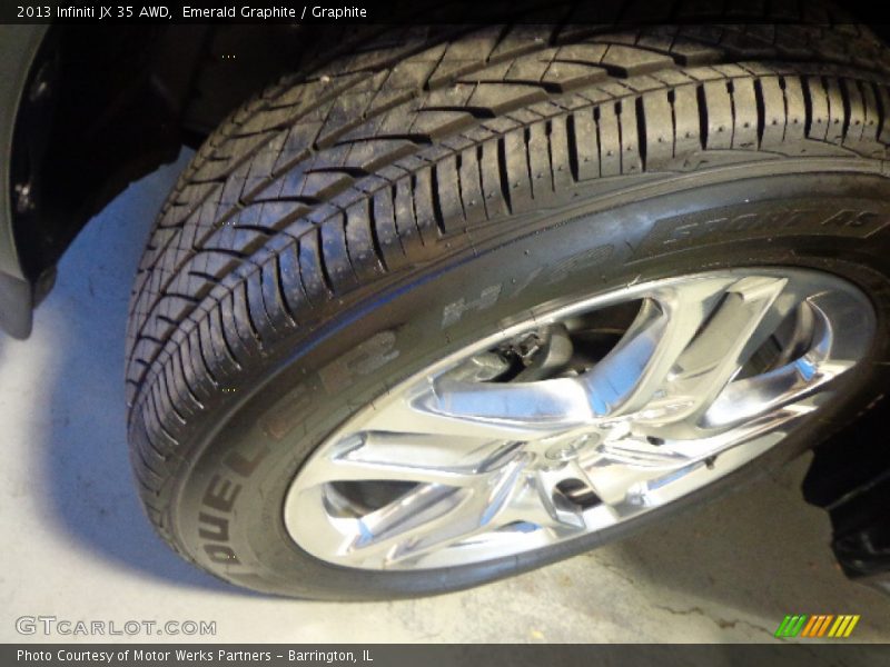 Emerald Graphite / Graphite 2013 Infiniti JX 35 AWD