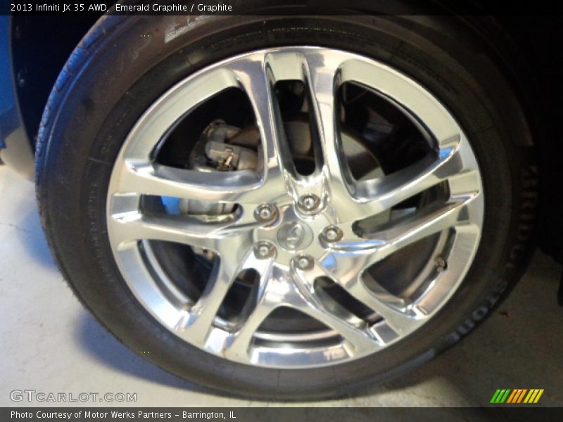Emerald Graphite / Graphite 2013 Infiniti JX 35 AWD
