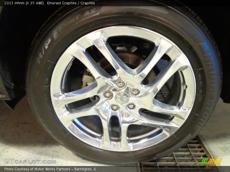 Emerald Graphite / Graphite 2013 Infiniti JX 35 AWD