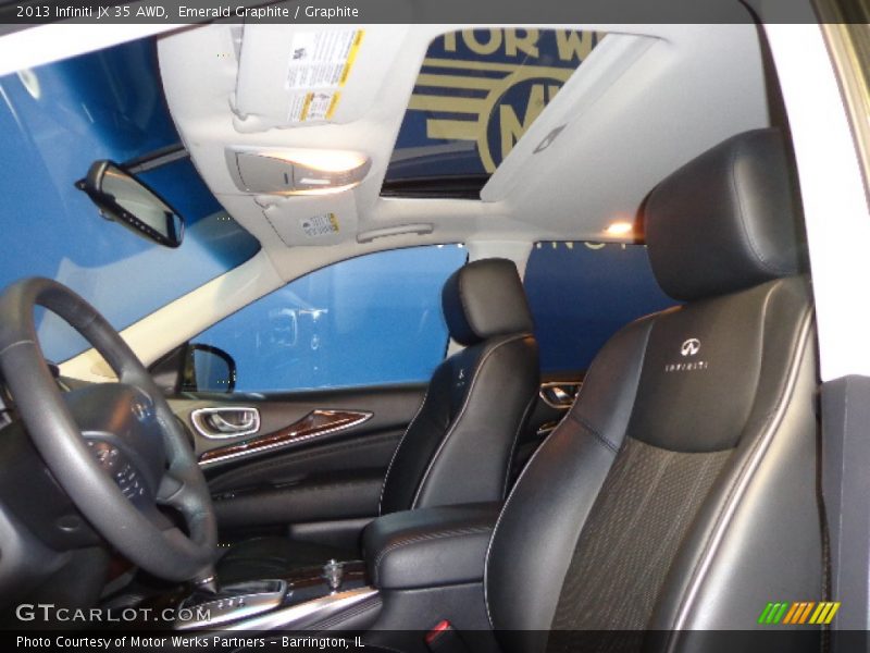 Emerald Graphite / Graphite 2013 Infiniti JX 35 AWD