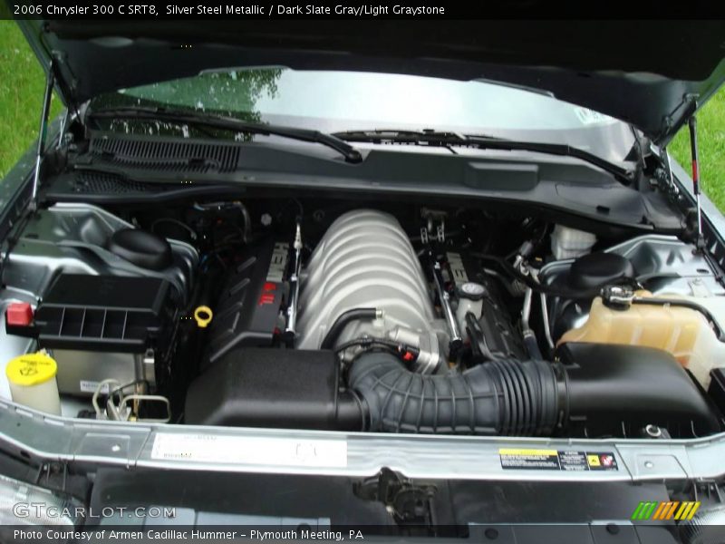 Silver Steel Metallic / Dark Slate Gray/Light Graystone 2006 Chrysler 300 C SRT8