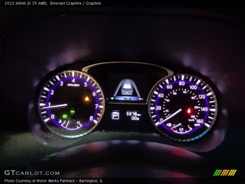 Emerald Graphite / Graphite 2013 Infiniti JX 35 AWD