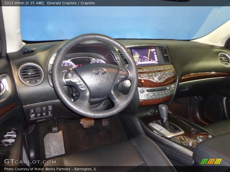 Emerald Graphite / Graphite 2013 Infiniti JX 35 AWD