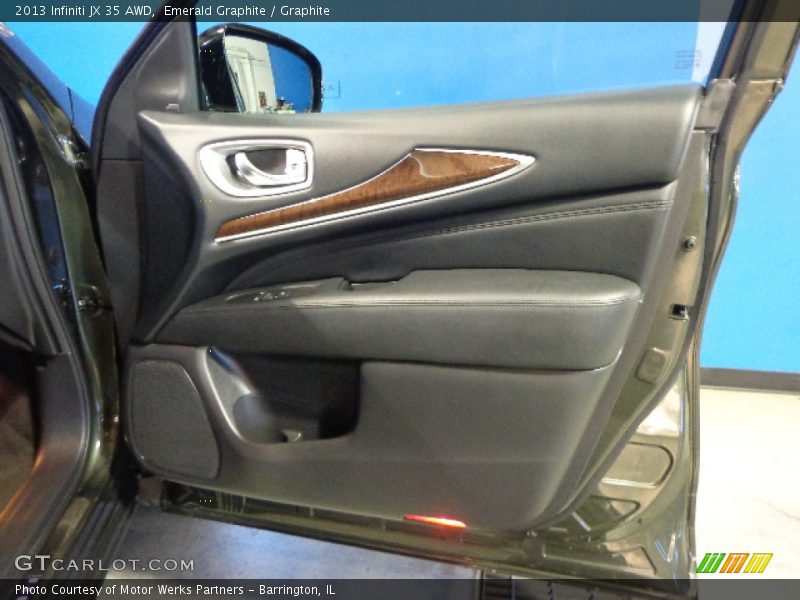 Emerald Graphite / Graphite 2013 Infiniti JX 35 AWD