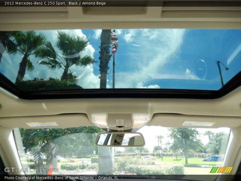 Black / Almond Beige 2013 Mercedes-Benz C 250 Sport