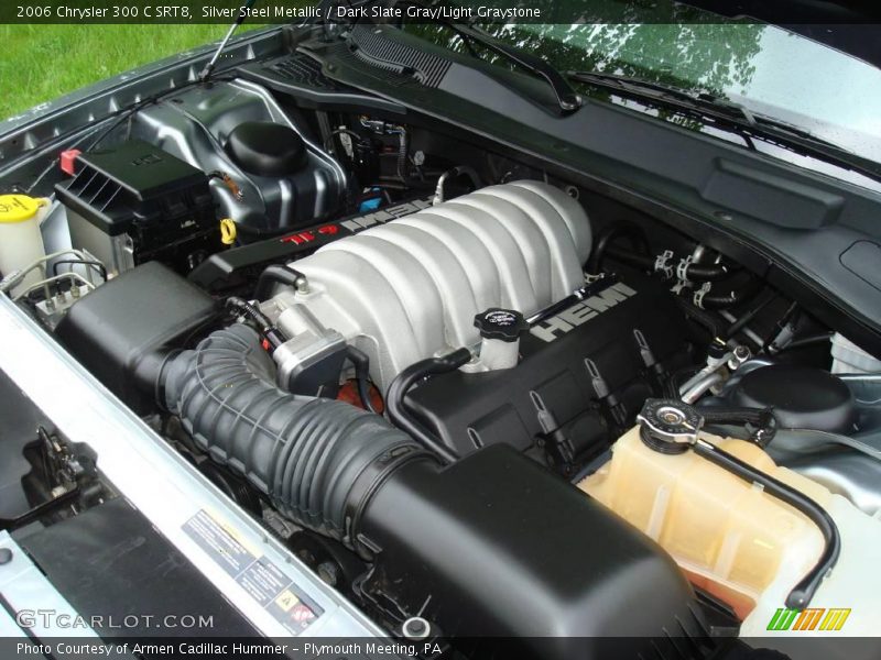 Silver Steel Metallic / Dark Slate Gray/Light Graystone 2006 Chrysler 300 C SRT8