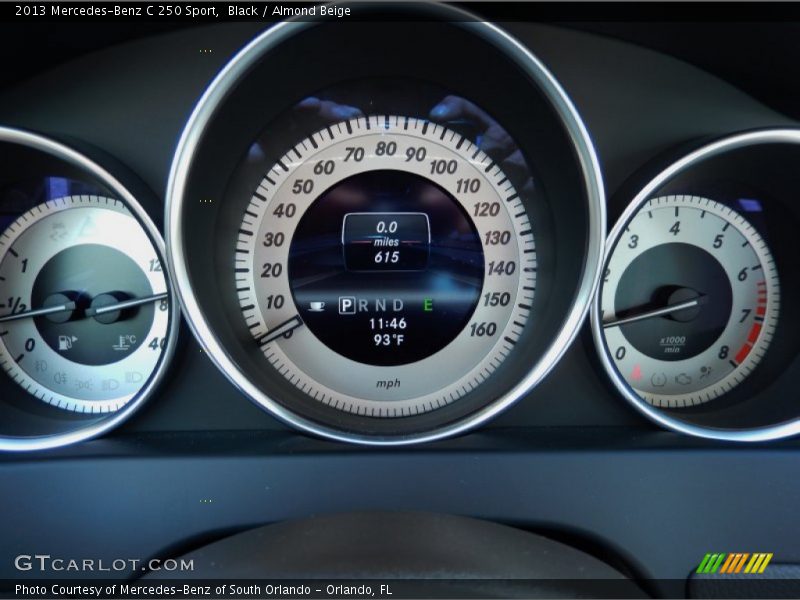 Black / Almond Beige 2013 Mercedes-Benz C 250 Sport