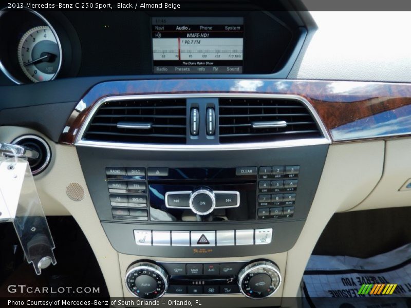 Black / Almond Beige 2013 Mercedes-Benz C 250 Sport