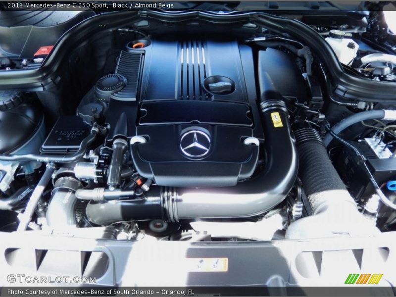 Black / Almond Beige 2013 Mercedes-Benz C 250 Sport