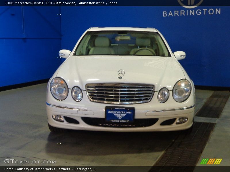 Alabaster White / Stone 2006 Mercedes-Benz E 350 4Matic Sedan