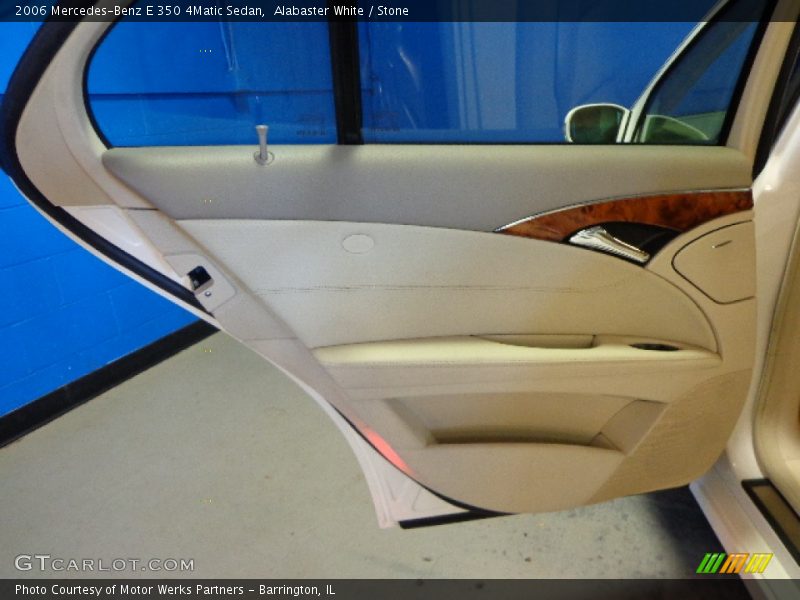 Alabaster White / Stone 2006 Mercedes-Benz E 350 4Matic Sedan