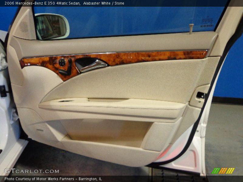 Alabaster White / Stone 2006 Mercedes-Benz E 350 4Matic Sedan