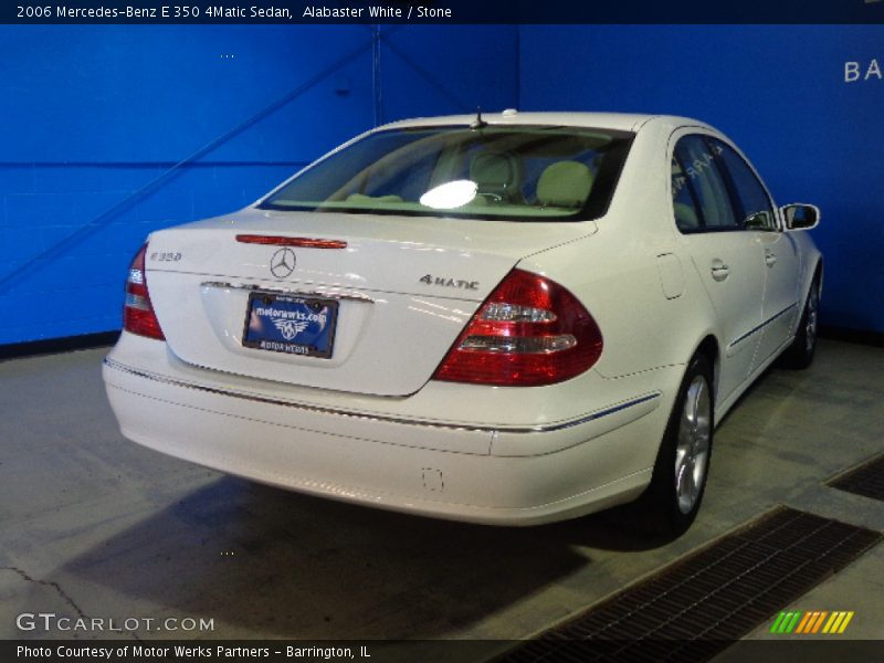 Alabaster White / Stone 2006 Mercedes-Benz E 350 4Matic Sedan