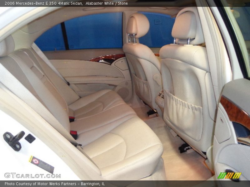 Alabaster White / Stone 2006 Mercedes-Benz E 350 4Matic Sedan