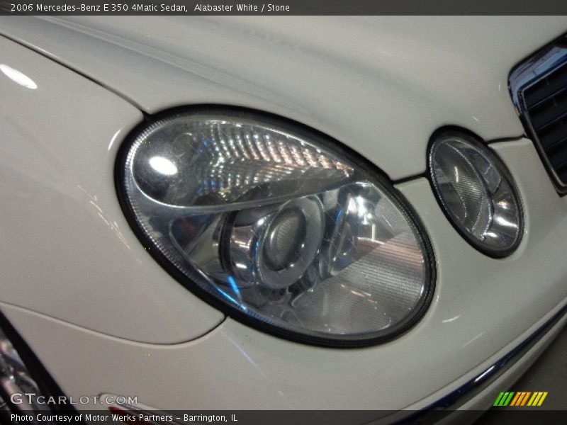 Alabaster White / Stone 2006 Mercedes-Benz E 350 4Matic Sedan