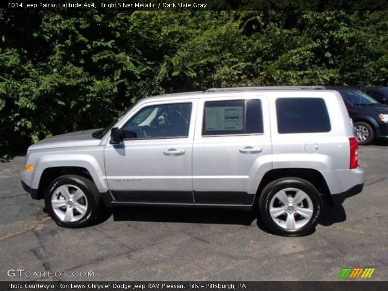 Bright Silver Metallic / Dark Slate Gray 2014 Jeep Patriot Latitude 4x4