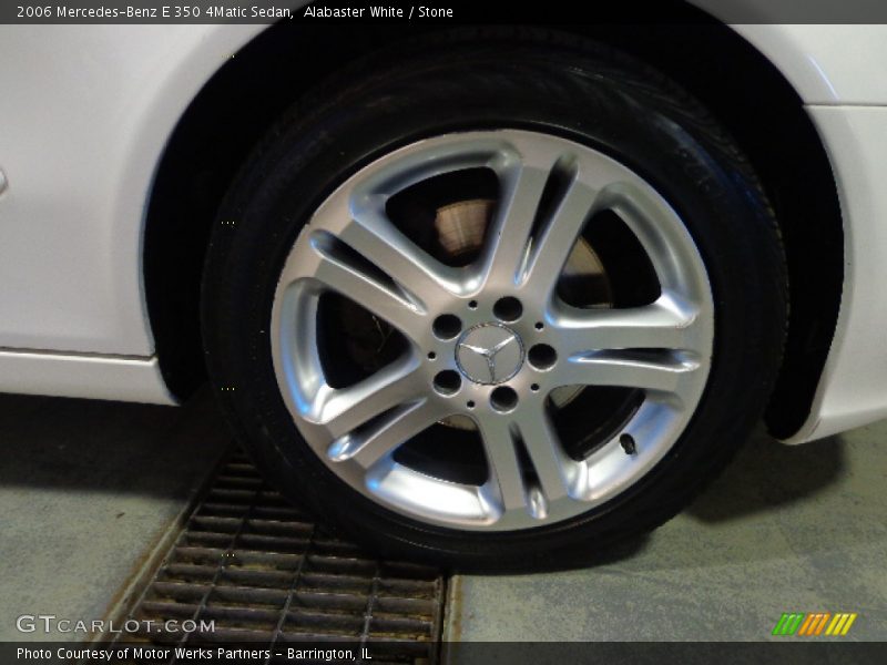 Alabaster White / Stone 2006 Mercedes-Benz E 350 4Matic Sedan