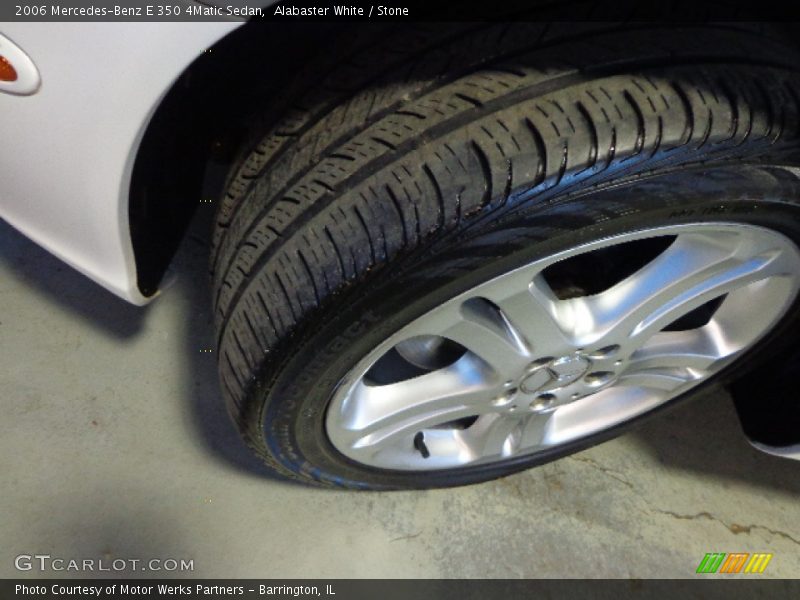 Alabaster White / Stone 2006 Mercedes-Benz E 350 4Matic Sedan