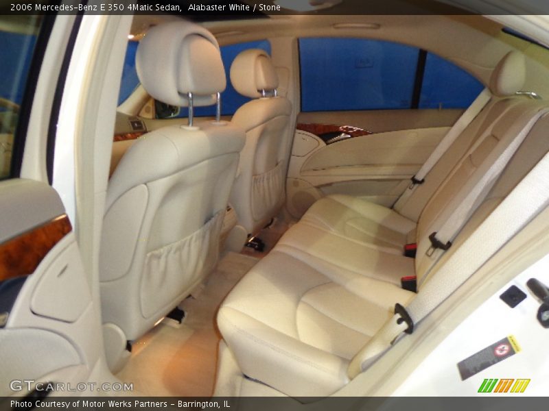 Alabaster White / Stone 2006 Mercedes-Benz E 350 4Matic Sedan