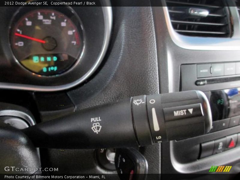 Copperhead Pearl / Black 2012 Dodge Avenger SE