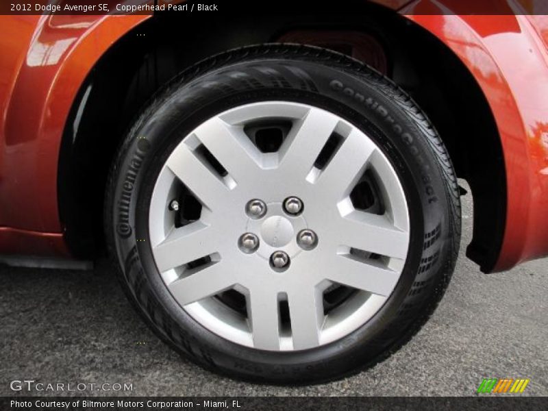Copperhead Pearl / Black 2012 Dodge Avenger SE