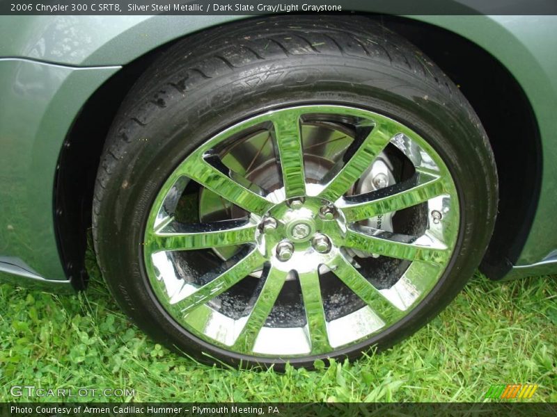 Silver Steel Metallic / Dark Slate Gray/Light Graystone 2006 Chrysler 300 C SRT8