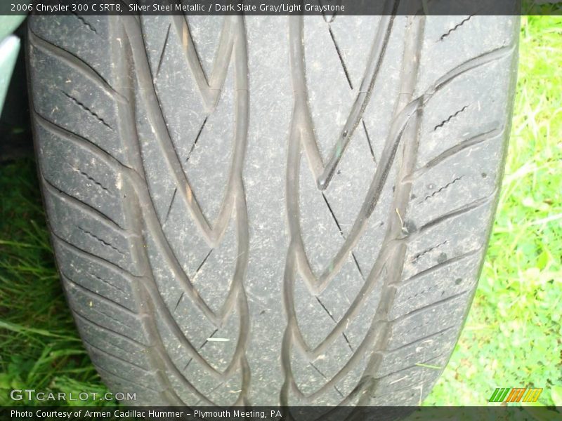 Silver Steel Metallic / Dark Slate Gray/Light Graystone 2006 Chrysler 300 C SRT8