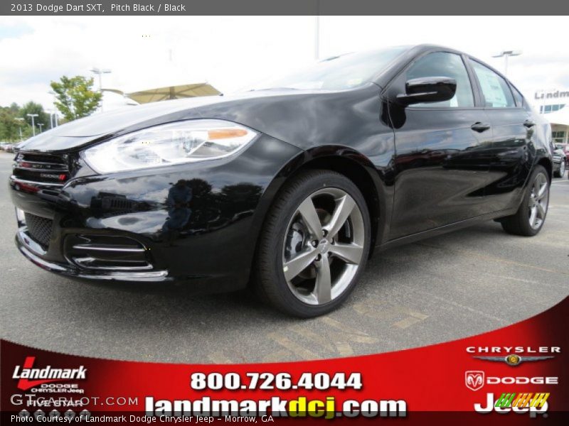 Pitch Black / Black 2013 Dodge Dart SXT