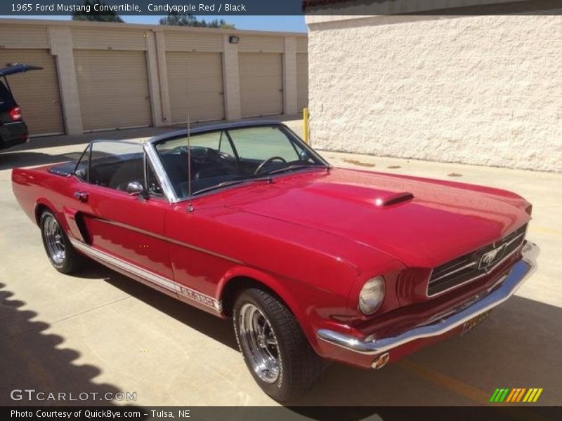 Candyapple Red / Black 1965 Ford Mustang Convertible