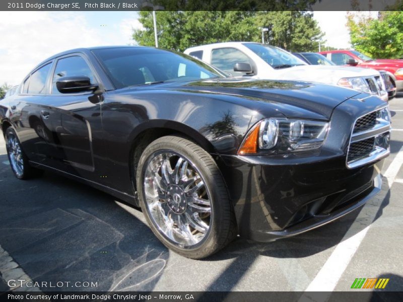 Pitch Black / Black 2011 Dodge Charger SE