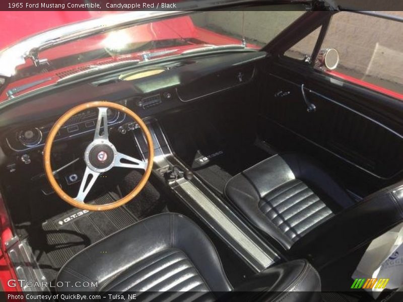 Candyapple Red / Black 1965 Ford Mustang Convertible