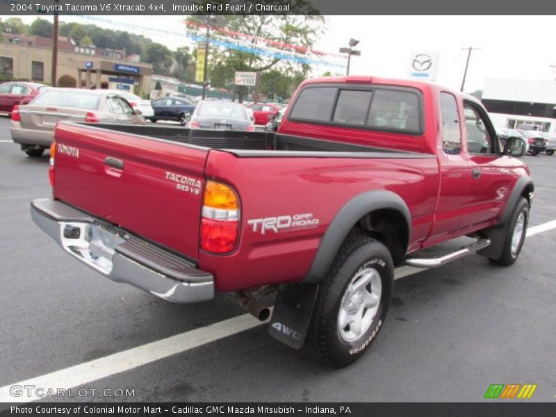 Impulse Red Pearl / Charcoal 2004 Toyota Tacoma V6 Xtracab 4x4