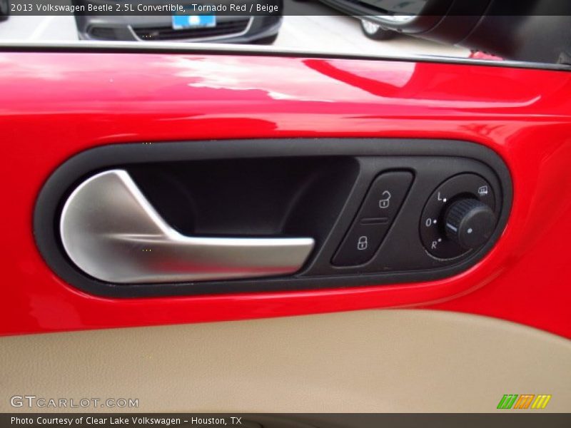 Tornado Red / Beige 2013 Volkswagen Beetle 2.5L Convertible