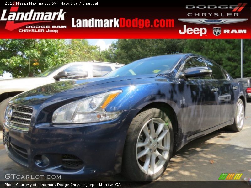 Navy Blue / Charcoal 2010 Nissan Maxima 3.5 SV