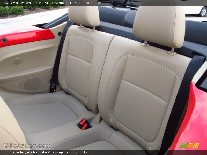 Tornado Red / Beige 2013 Volkswagen Beetle 2.5L Convertible