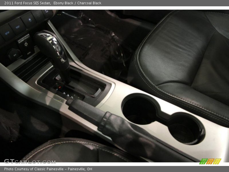 Ebony Black / Charcoal Black 2011 Ford Focus SES Sedan